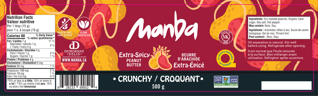 Manba extra-spicy crunchy