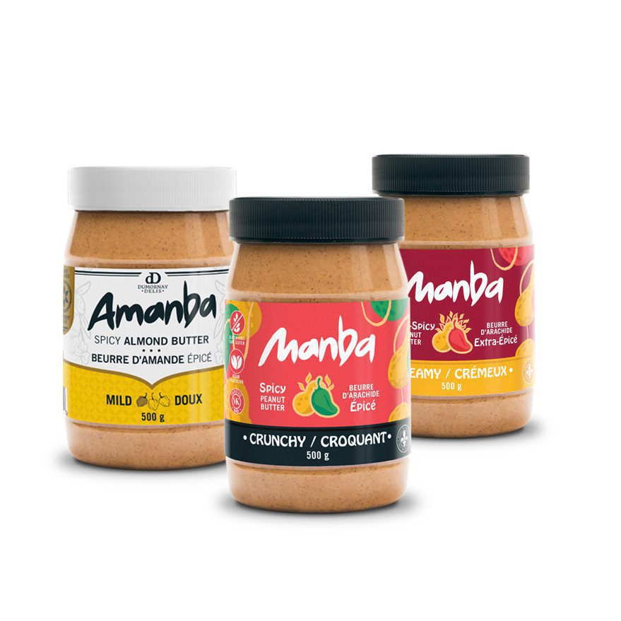 3 Pots De Manba Ou Amanba Manba The Spicy Peanut Butter