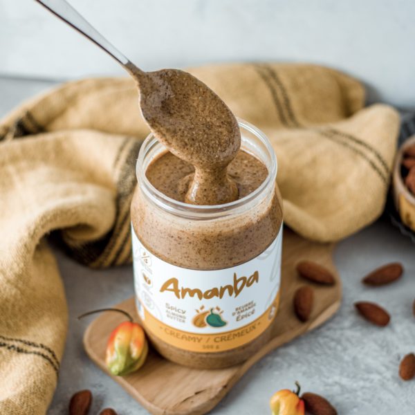 amanba spicy almond butter smooth texture