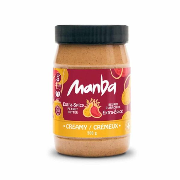 Beurre d'arachide Manba - Extra épicé - Crémeux