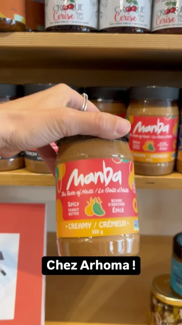 Trouvez notre Manba beurre d’arachide épicé chez @arhoma_mtl à Hochelaga !
.
Live in Hochelaga? Find out Manba at Arhoma Boulangerie 🙂
.
.
.
.
.
#spicypeanutbutter #faitauquebec #ddmanba #allnatural #peanutbutter #madeinmontreal #peanutbutterlover